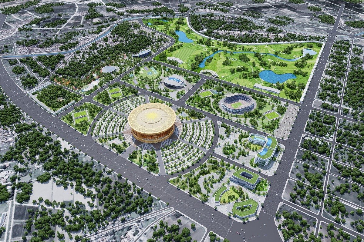 Mốc tháng 5/2027: lắp dựng mái vòm đóng mở